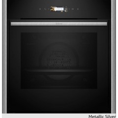 Neff B59CR31Y0 Φούρνος άνω Πάγκου 71lt Π59.6cm Metallic Silver με Flex Design Kit & Δώρο Βαθύ Ταψί Z12CM10A0